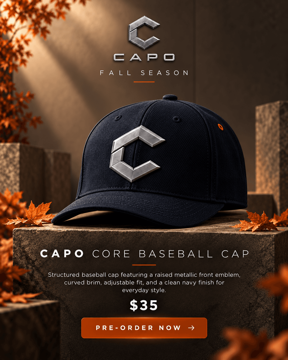 CAPO Core Baseball Cap